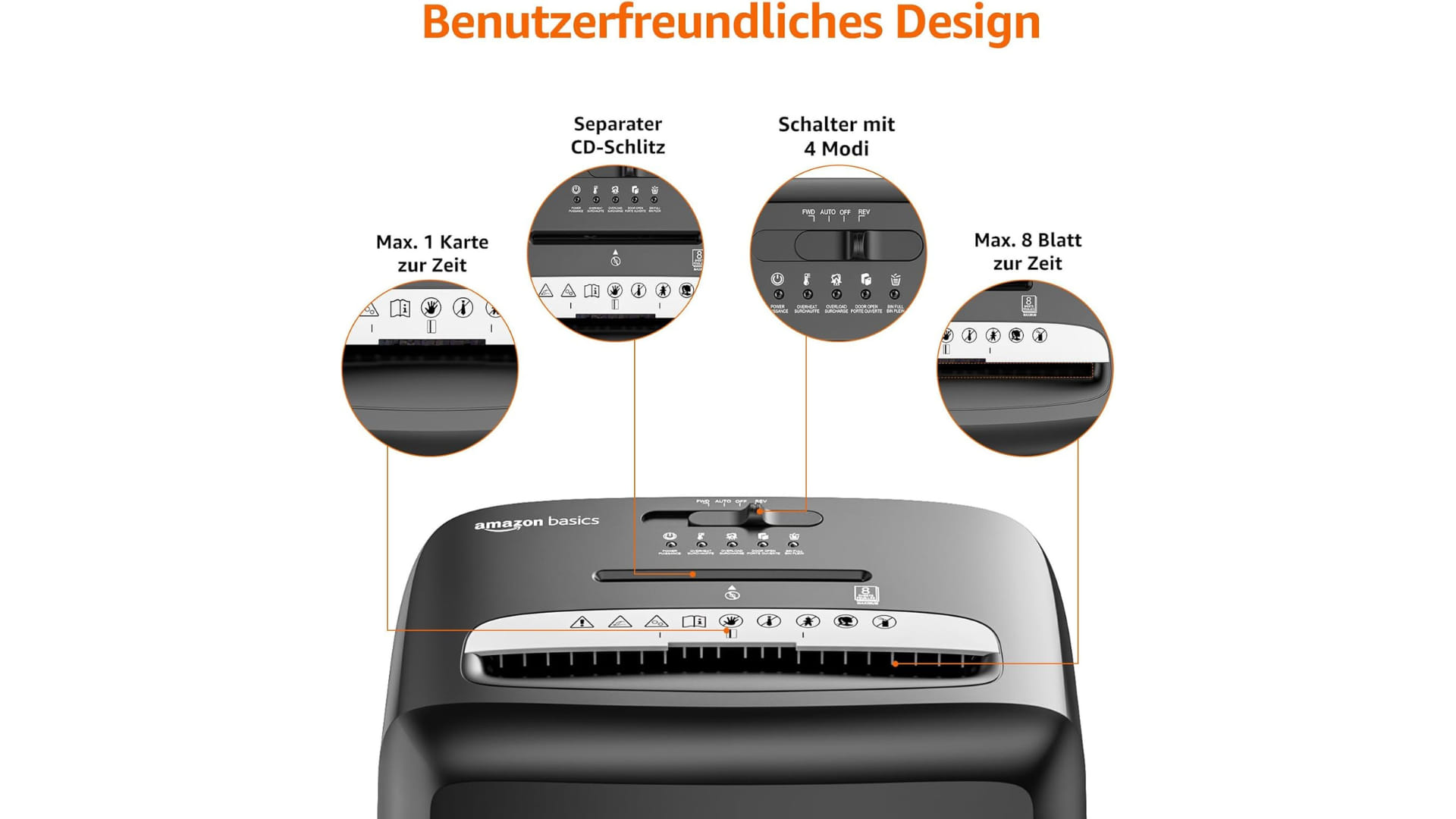 Optimale Organisation und Langlebigkeit des Amazon Basics Aktenvernichters