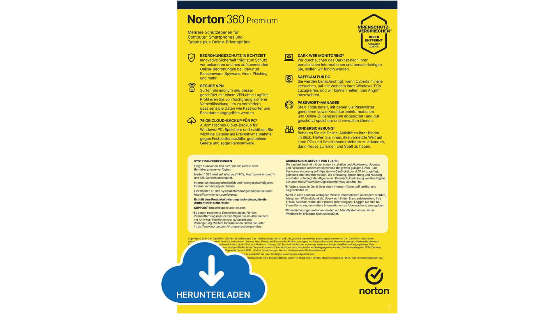 Maximale Sicherheit und optimale Performance mit Norton 360 Premium