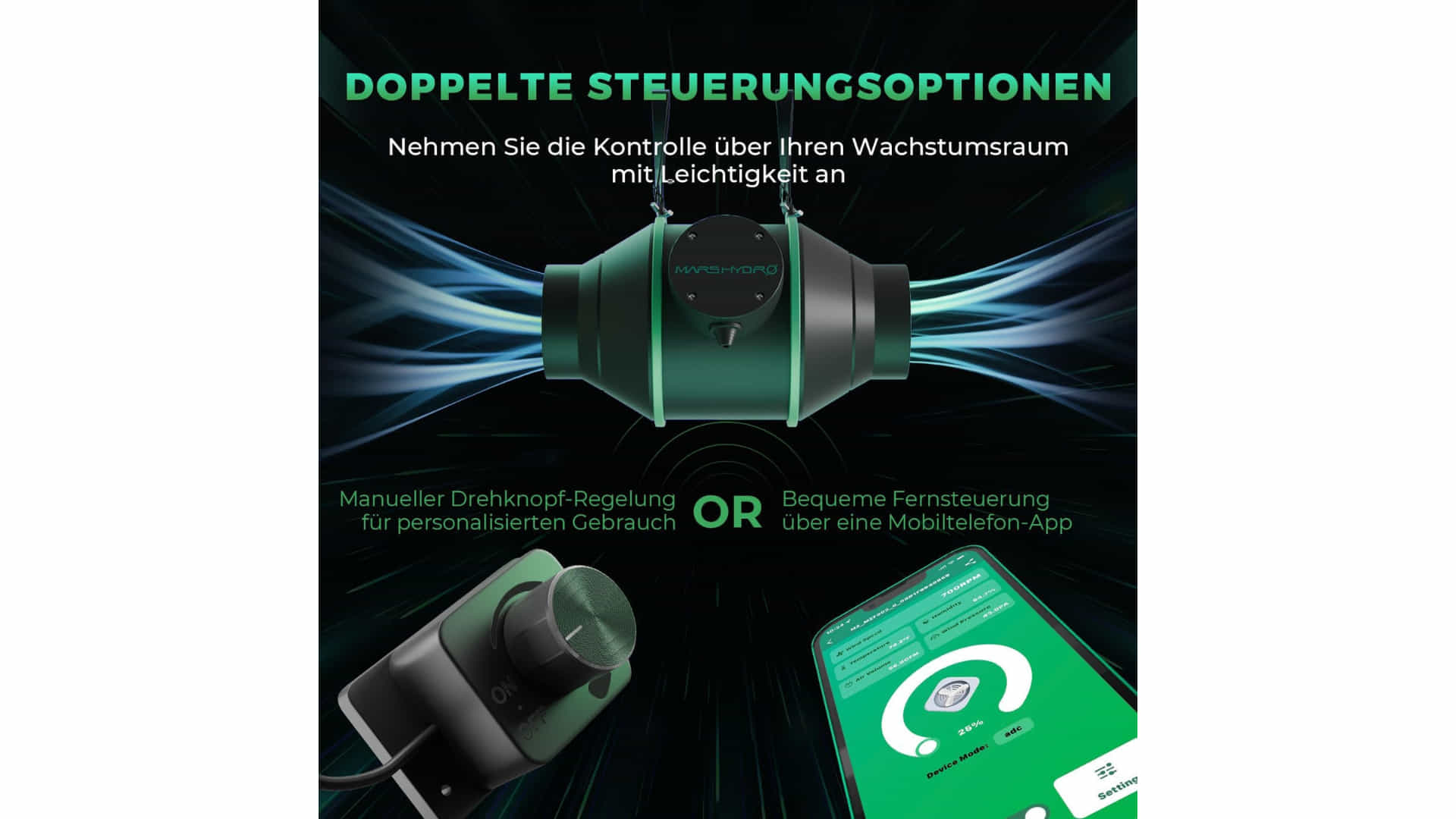 Warum die Mars HYDRO 4-Zoll Smart Inline Fan Kit unerlässlich für Ihr Grow-Zelt ist